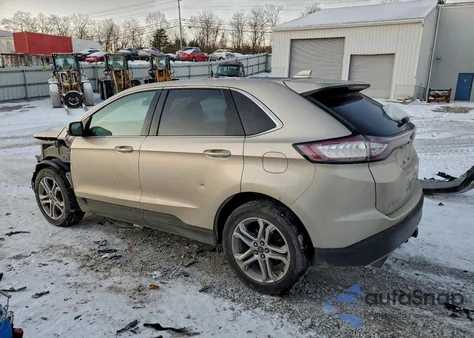 2017 Ford Edge Titanium z USA, uszkodzony, nr VIN 2FMPK4K87HBC36766
